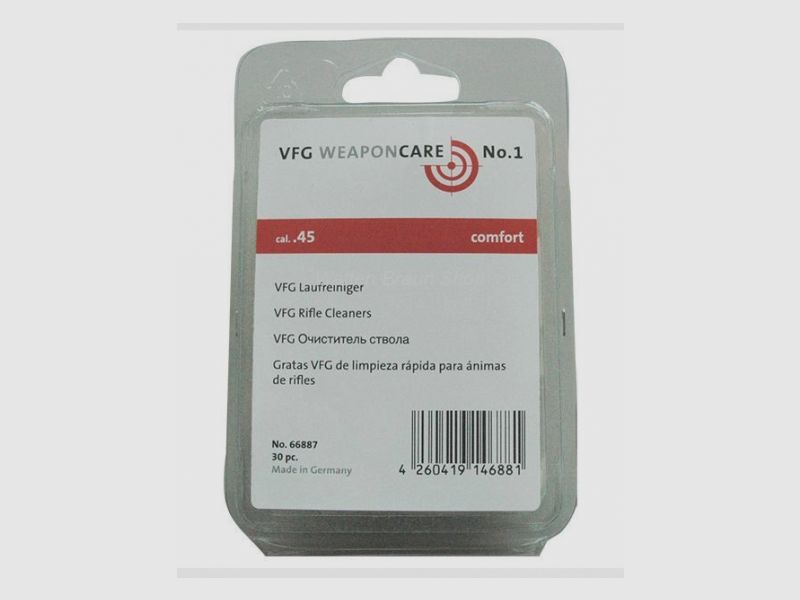 VFG nettoyant de canon, No. 66887, cal. 45