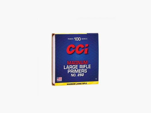 Zündhütchen CCI Primers 250 Large Rifle Magnum (100 Stk)
