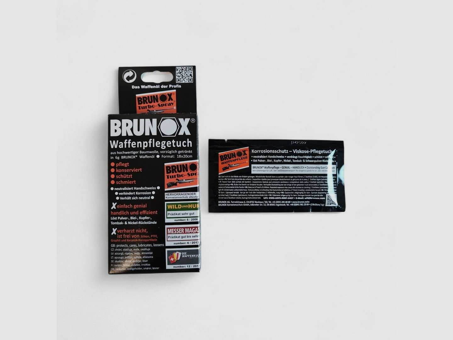 Brunox Waffenpflegetuch-BOX 5 Stück