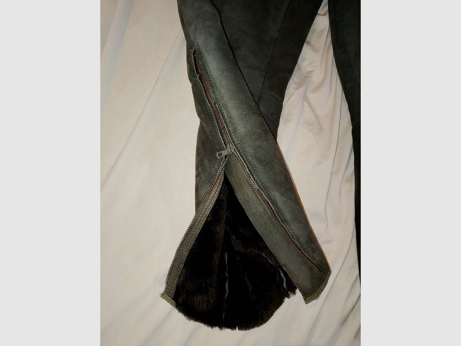 Kwalitatieve zitbroek - Lederfabrikant Wit