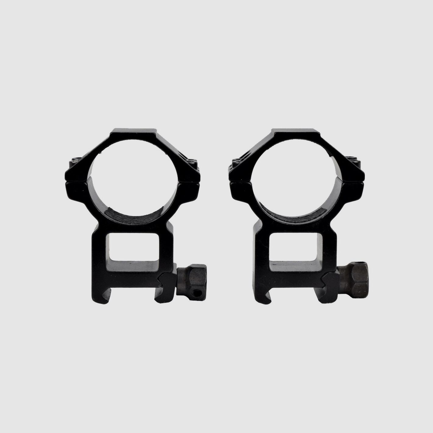 Hohe Ringe JS-Tactical 30 mm für Weaver-Schiene große Version, Bild 1 von 3