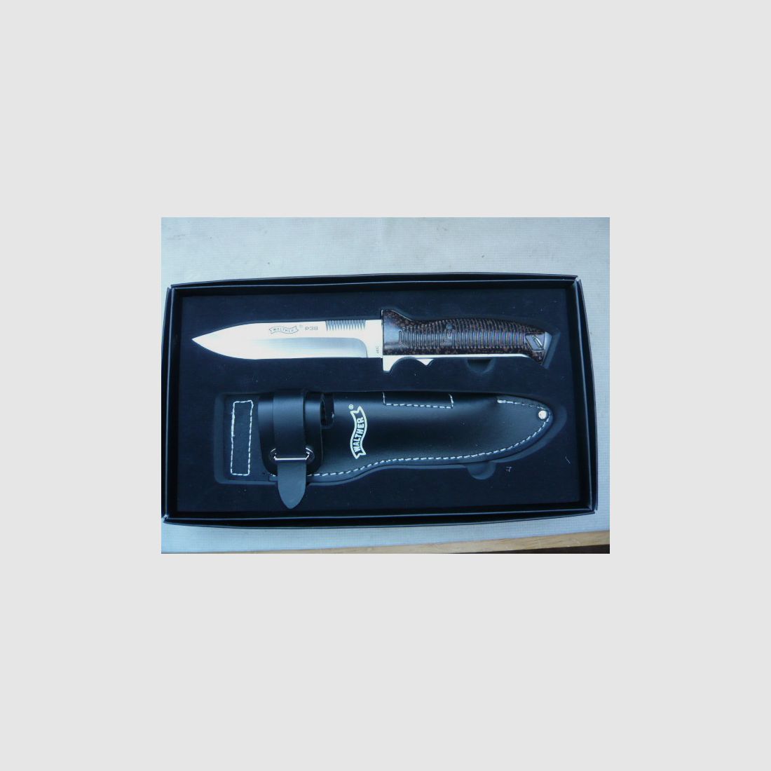 Walther P38  Knife Feststehenes Messer für Jagd und Freizeit