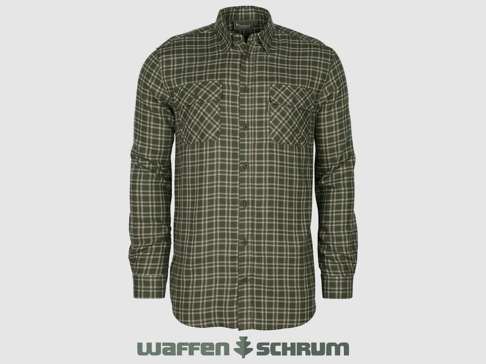 Pinewood Hemd Lappland Mossgreen/ L. Khaki