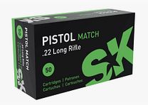 SK .22 lr Pistol Match 40grs / 2,6g