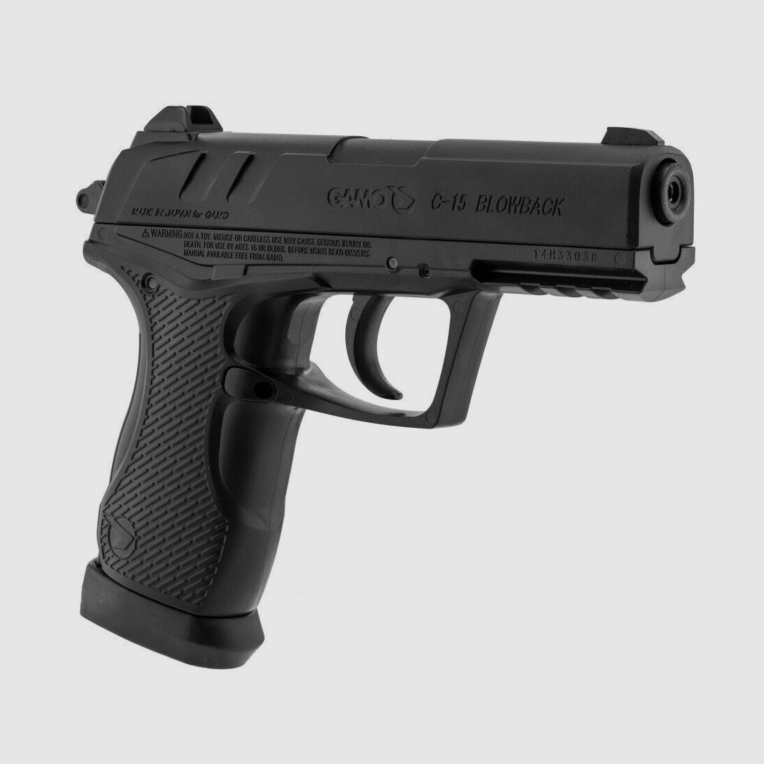 Gamo CO2-Pistole C-15 Blowback – Kal. 4,5 mm, Bild 3 von 7