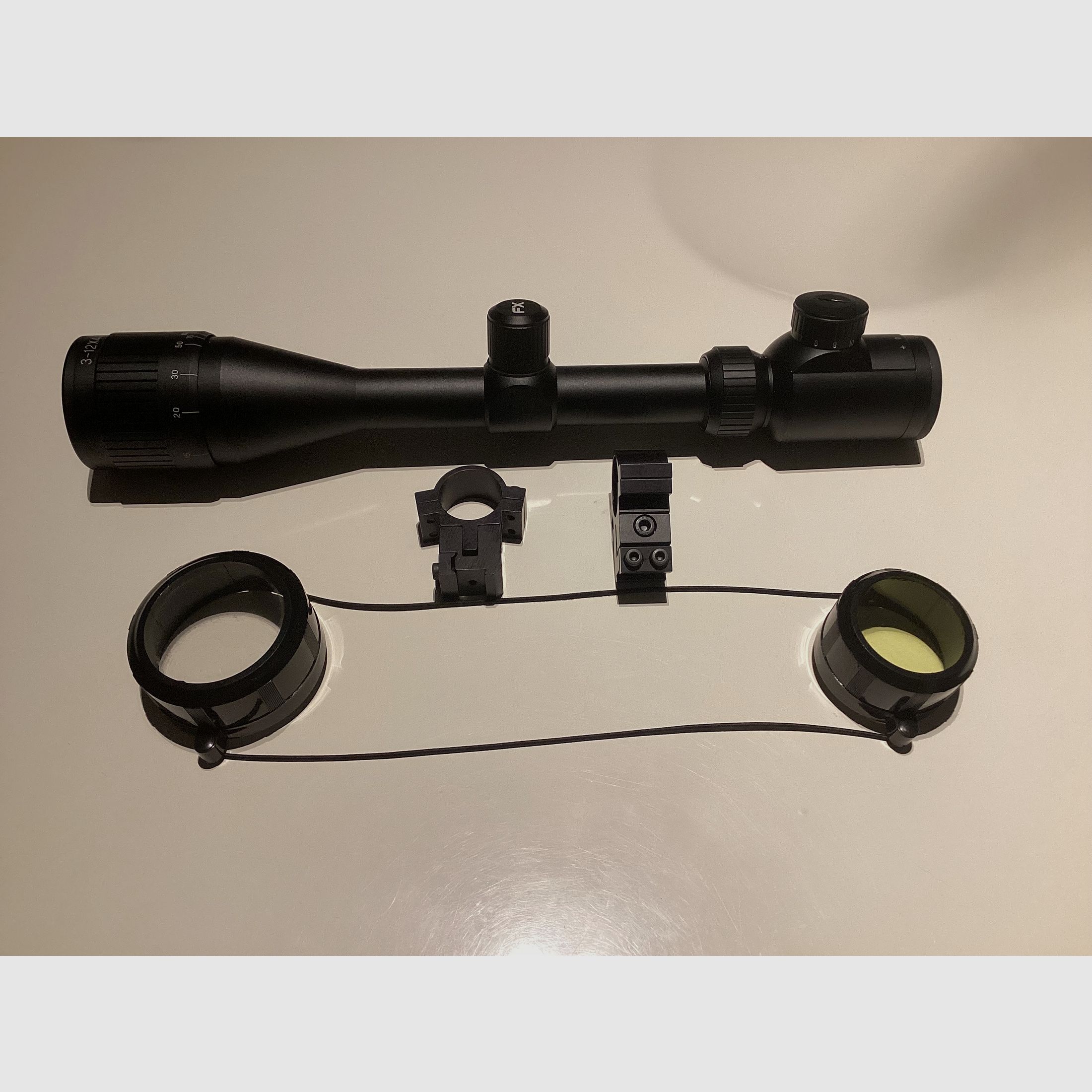 Fx 3-12x44 Zielfernrohr - Optik neuwertig mit 11mm Haltern