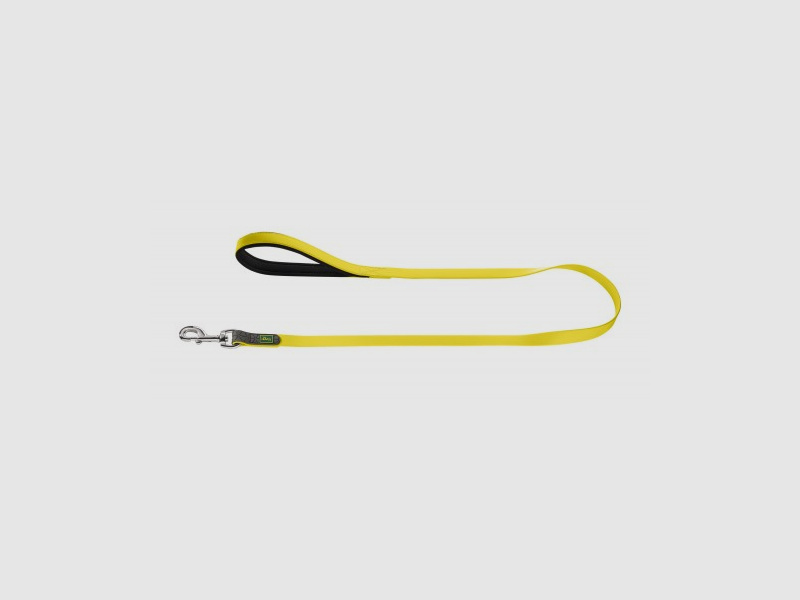 Hunter Führleine Convenience neongelb – Breite / Länge: Breite: 15mm / Länge: 120cm