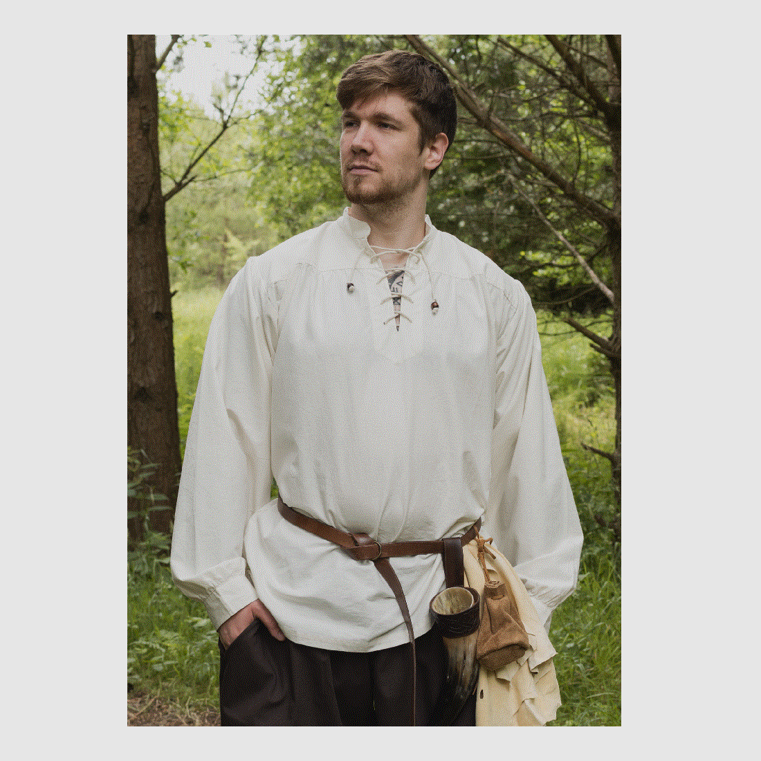 Middel-eeuwse shirt Ludwig, natuur