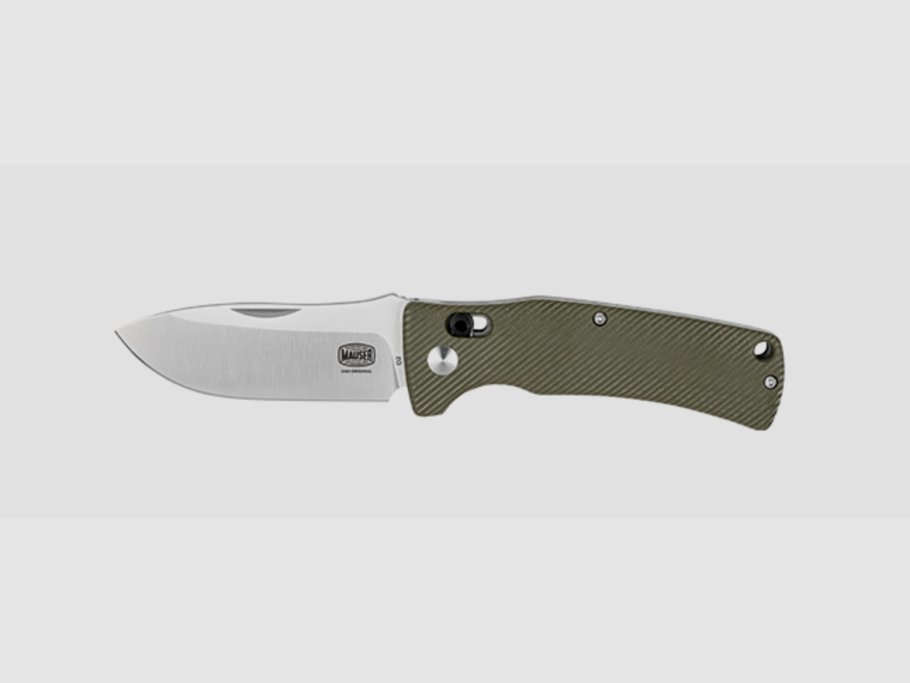 Mauser 80414839 Klappmesser Original D2-Stahl Klingenlänge 8 cm Grün