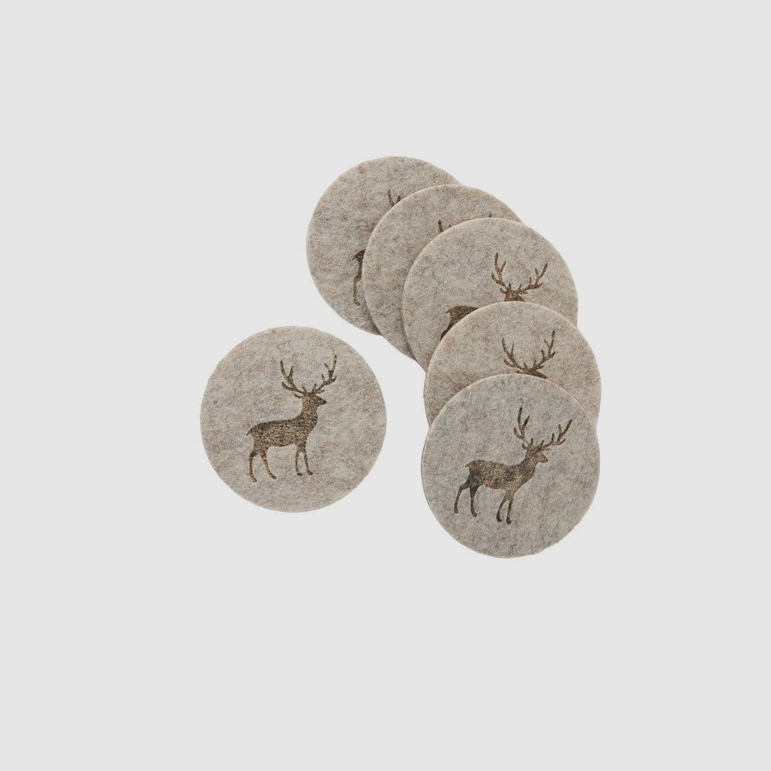 LivingActive Tjark Coaster 6 pcs. Set Beige