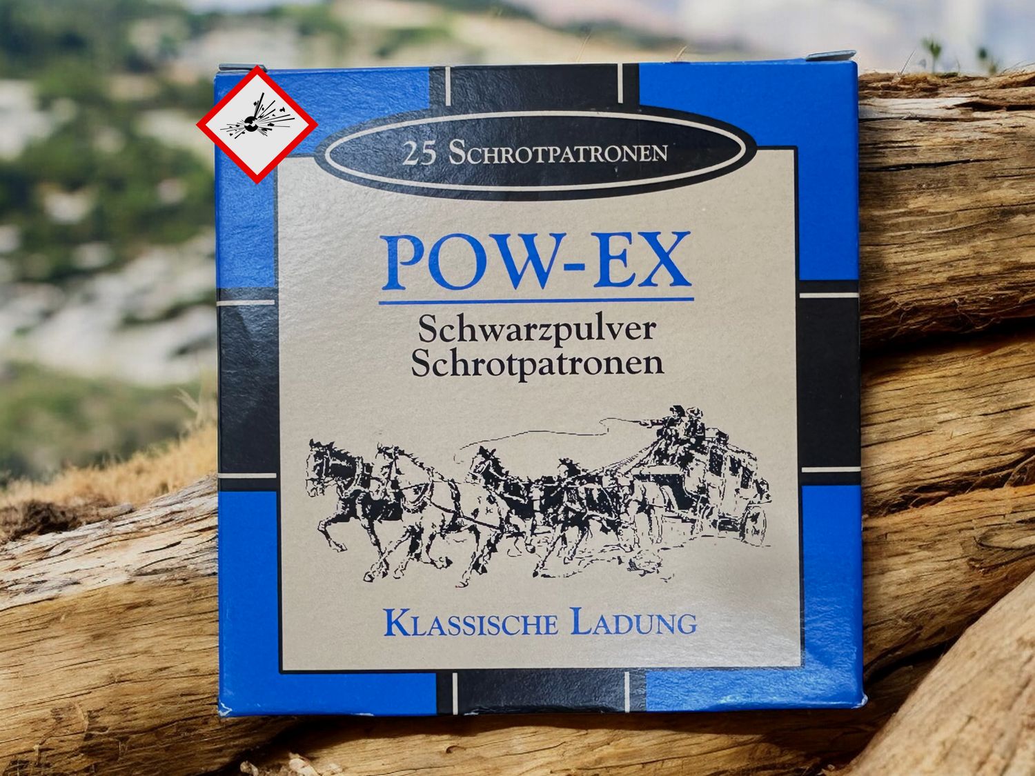 Pow-Ex Schwarzpulver Platzpatronen Kal. 16/67,5