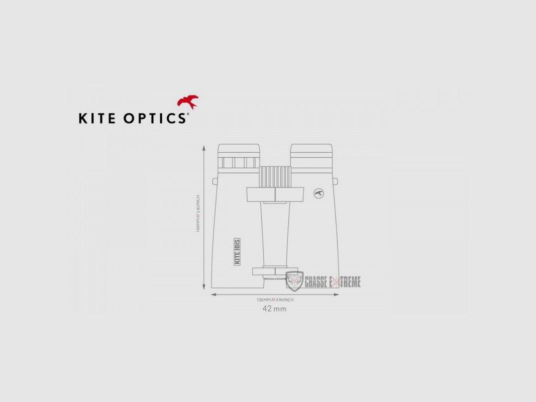 KITE Ibis Ed 8x42 Fernglas, Bild 3 von 3