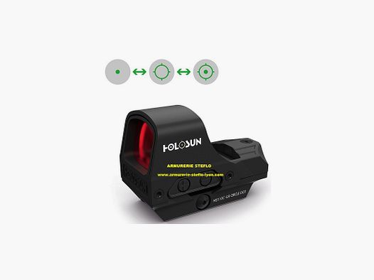 Holosun HE510C Grün - Kreis Punkt - Schwarz