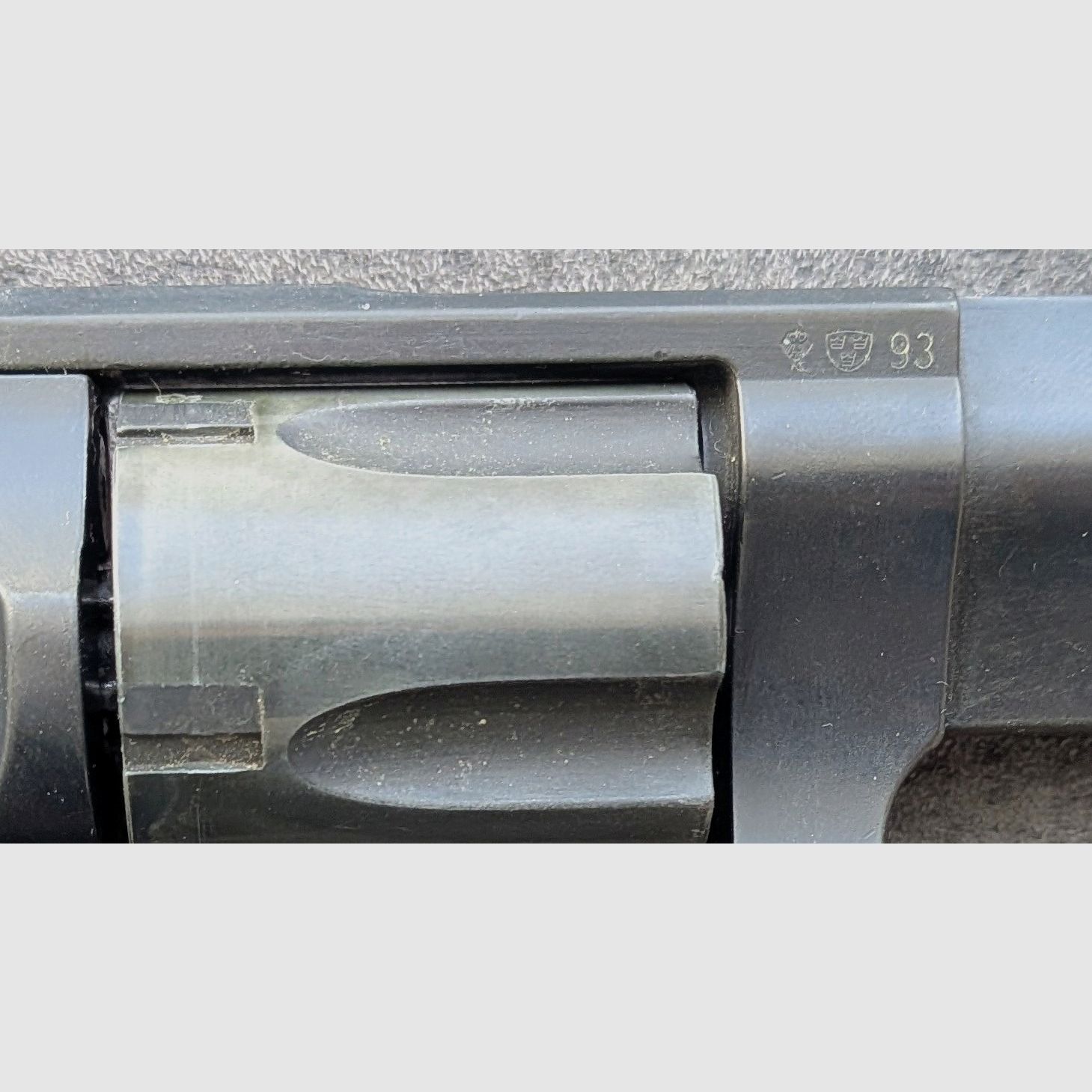 ME 38 Compact - Revolver - alte PTB 542 - 9mm Knall - Holzgriff - SSW