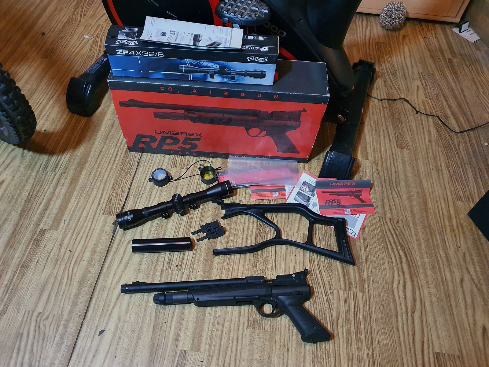 Umarex RP5 Carbine Kit CO² Druckluftgewehr Kal. 4,5 mm (.177) Diabolo 7,5 Joule