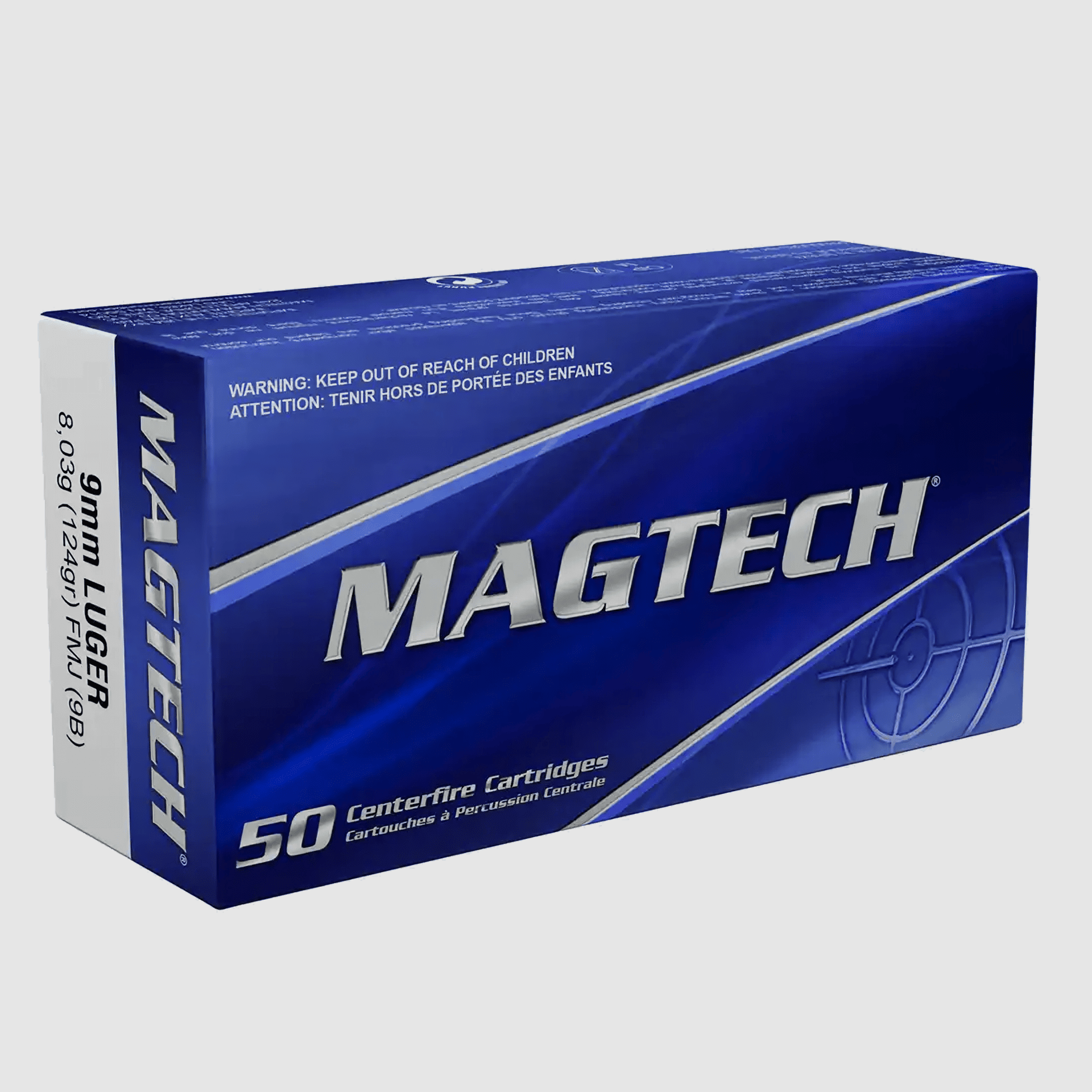 Magtech 9mm Luger FMJ 124 gn, Bild 1 von 3
