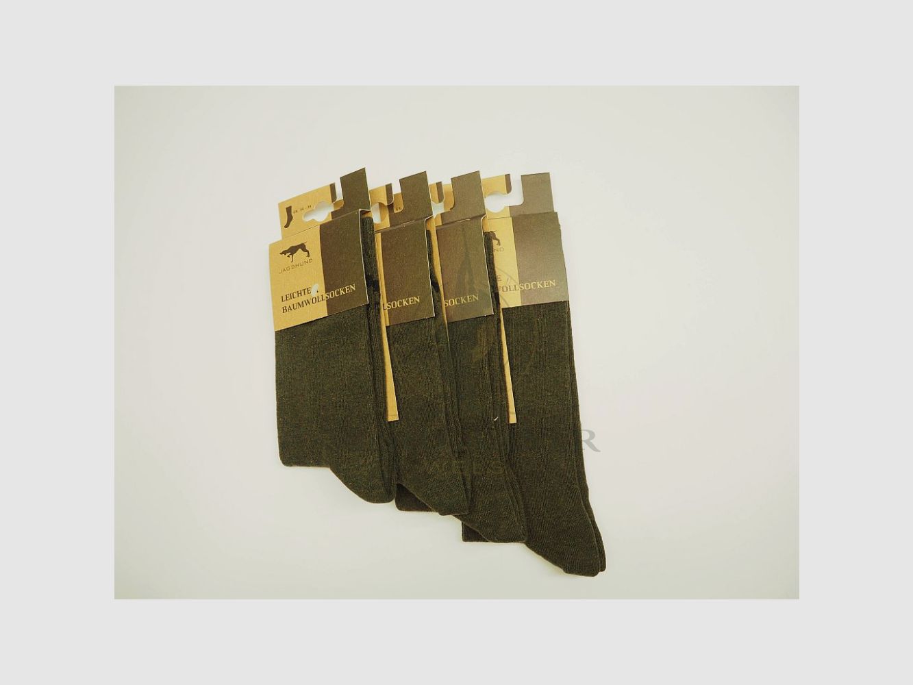 Cane da Caccia Calze di Cotone Leggere Oliva Taglia 44-45