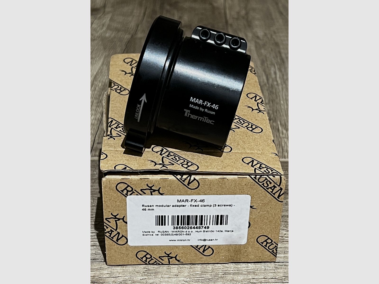 Rusan MAR-FX-46 Adapter für Vorsatzgeräte an Zielfernrohr - neuwertig