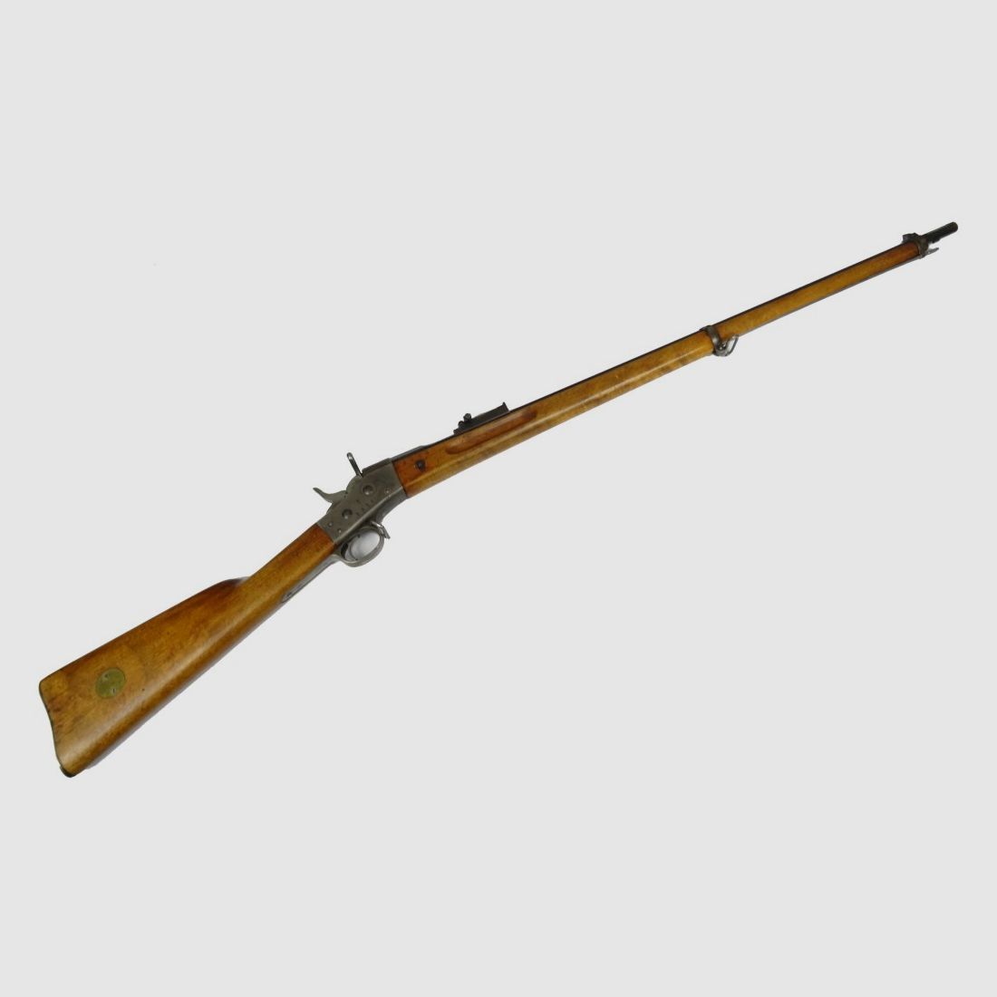 Rolling-Block Remington militair model M1867/M1874 kal. 8x58mmR, afbeelding 2 van 13