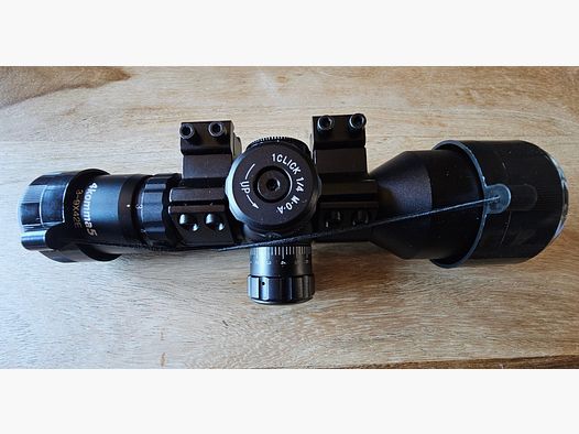Zielfernrohr 4komma5 3-9×42E beleuchtetes Mildot 11 mm 