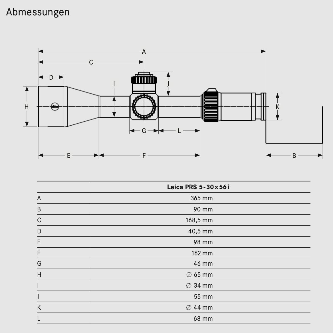 LEICA 51200 Zielfernrohr PRS 5-30x56i Ballistic