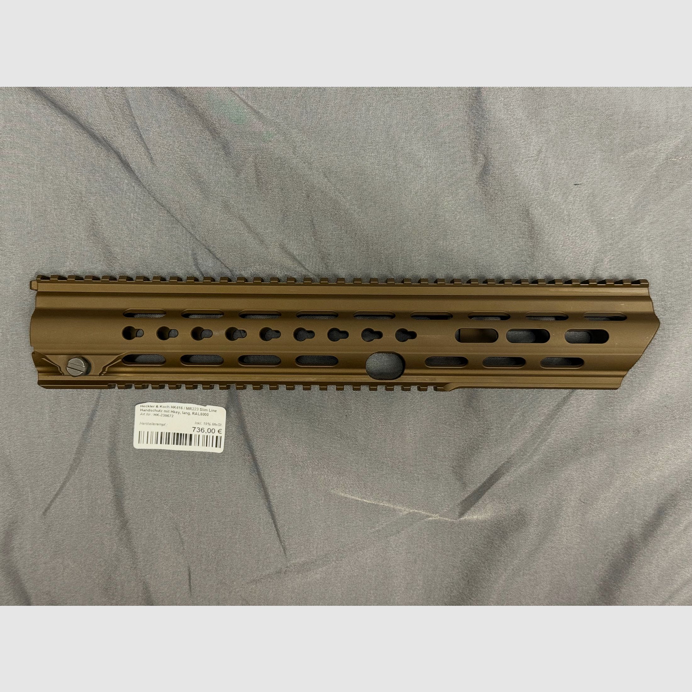 HK MR223 Slimline Hkey Handschutz Lang RAL8000
