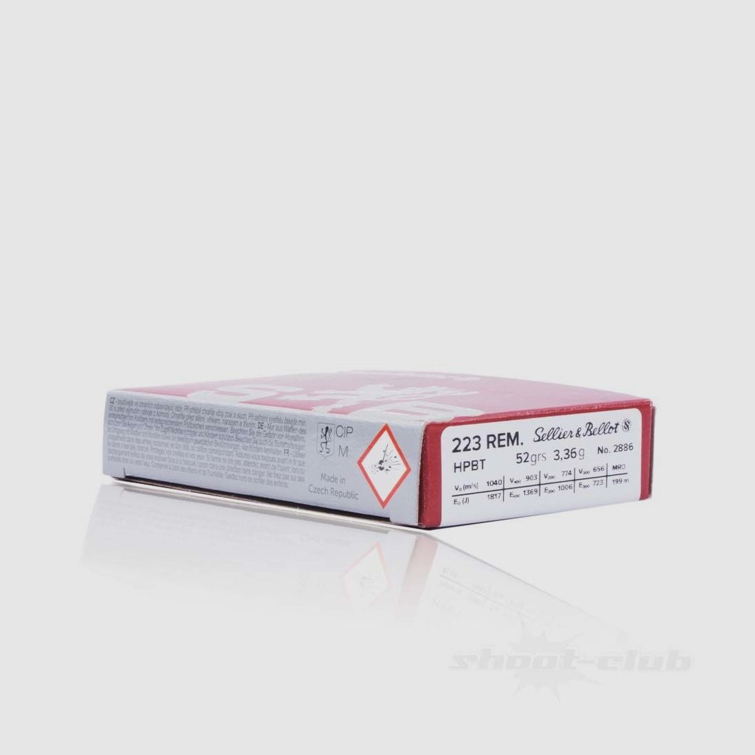 Sellier & Bellot SMK HPBT 52grs 20St .223Rem