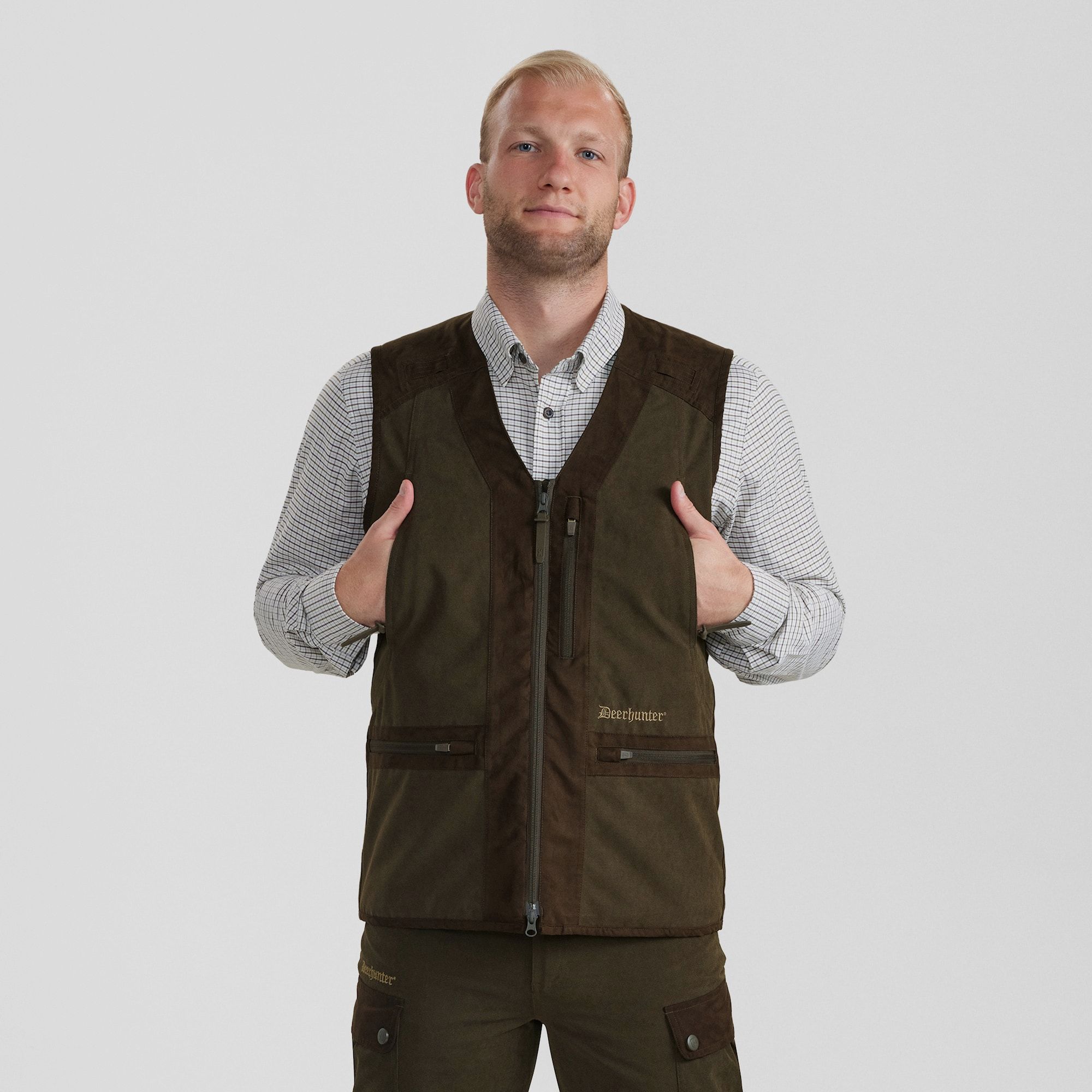 Deerhunter Eagle Waistcoat Male Tarmac Green M