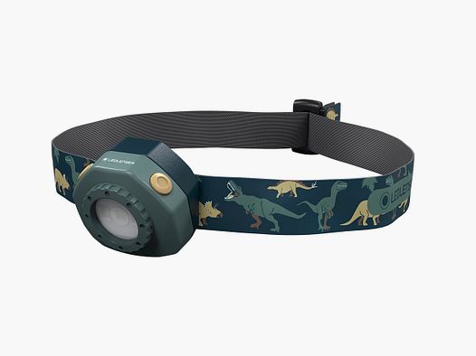 Ledlenser 502535 Latarka czołowa dla dzieci KIDLED4R zielona 40 lumenów