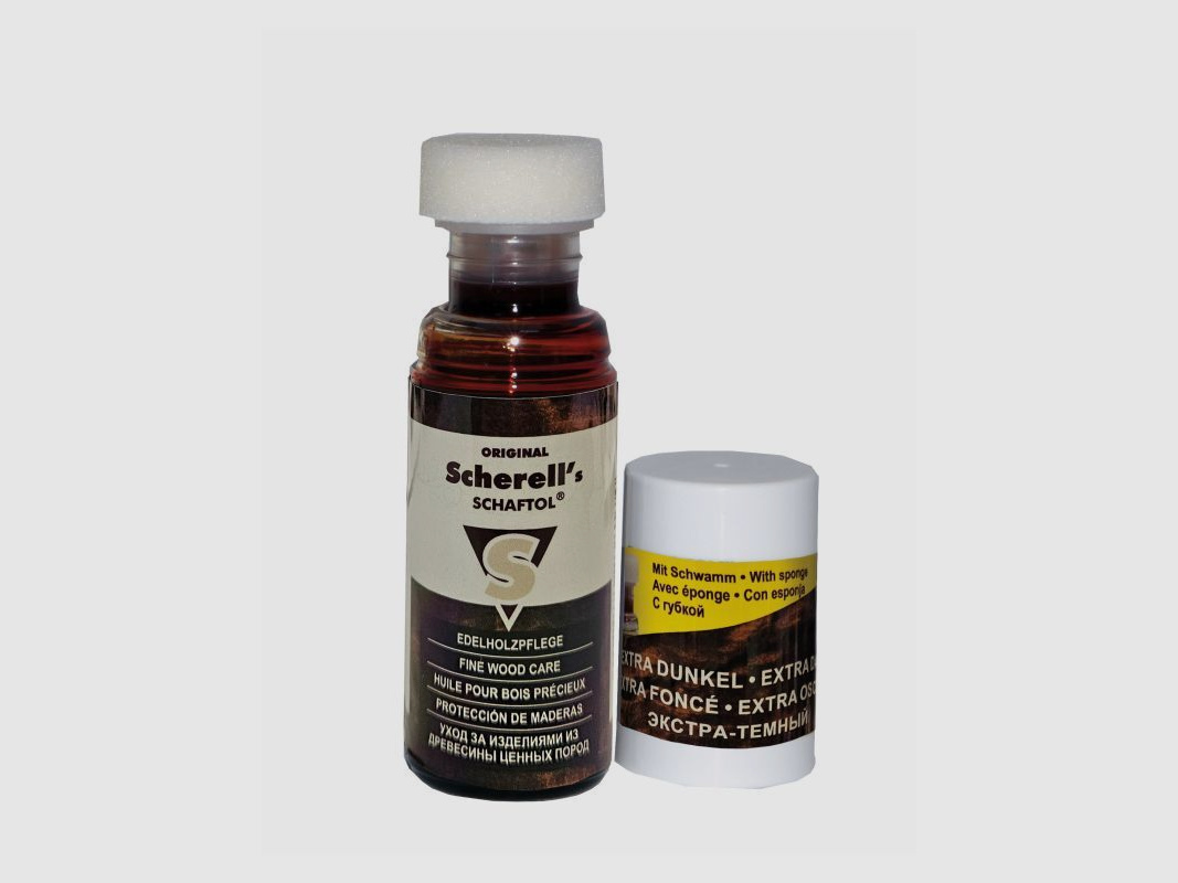 Ballistol Scherell s SCHAFTOL 50 ml Flasche mit Applikationsschwamm