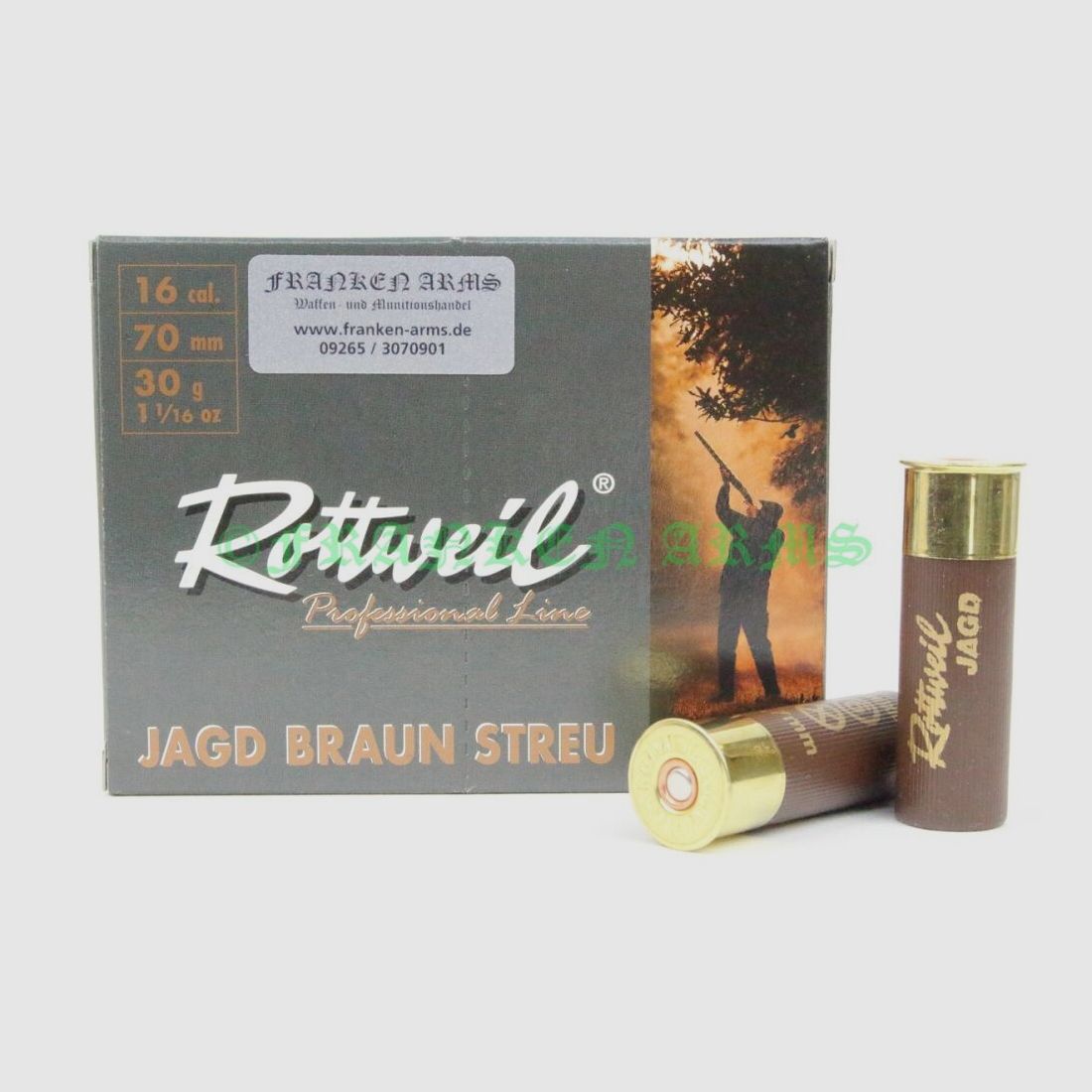 Rottweil Jagd Braun Streu 16/70 2,7mm 10Stück Staffelpreise