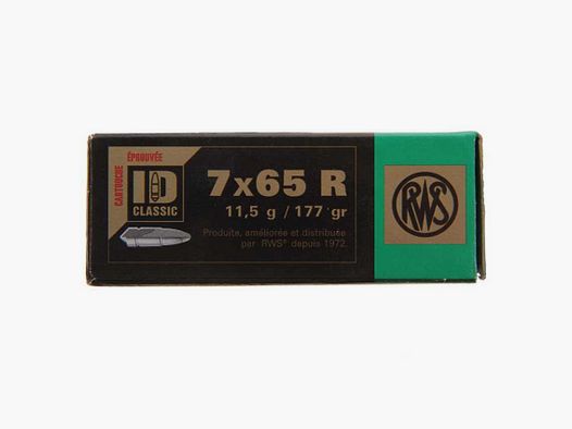 RWS ID Classic 7x65R 11.5g, 177gr cartridges !!!