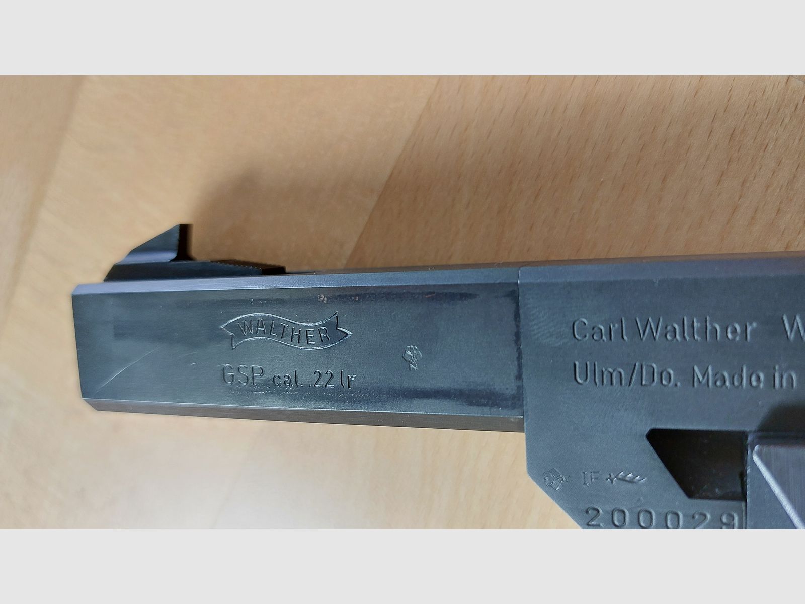 Pistolet de sport Walther GSP .22lfb
