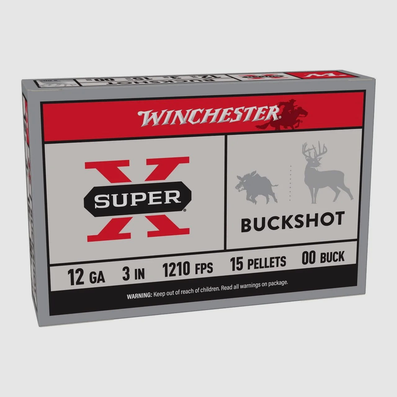 Winchester Super X Buckshot Kal 12/76 - 5 Stk.