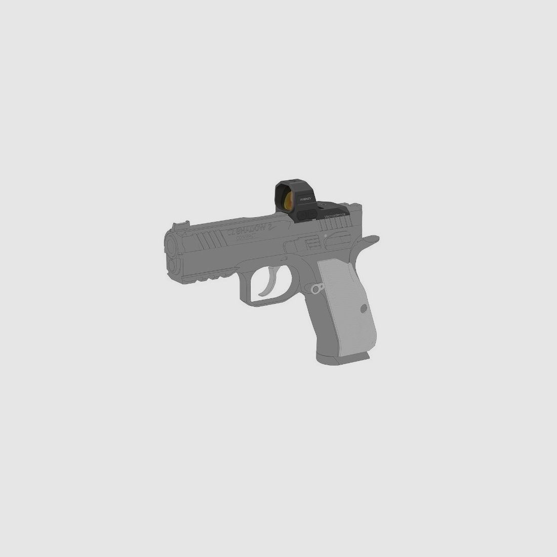 VECTOR OPTICS – FRENZY FA 1X20x24 – 3 MOA – FOR CZ SHADOW 2 OR, image 3 of 3
