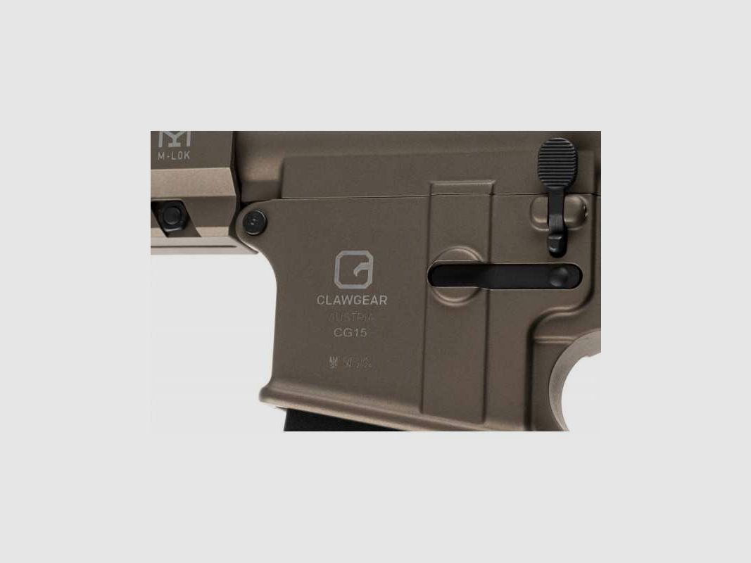 Clawgear 14.5'' CG15 .223 REM Semi-Automatic Rifle Midnight Bronze Brown