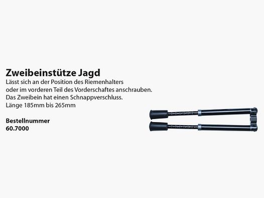 Wyss Zweibeinstütze Jagd