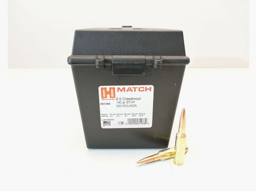 Hornady BTHP 9,1g/140grs à200 6,5 Creedmoor