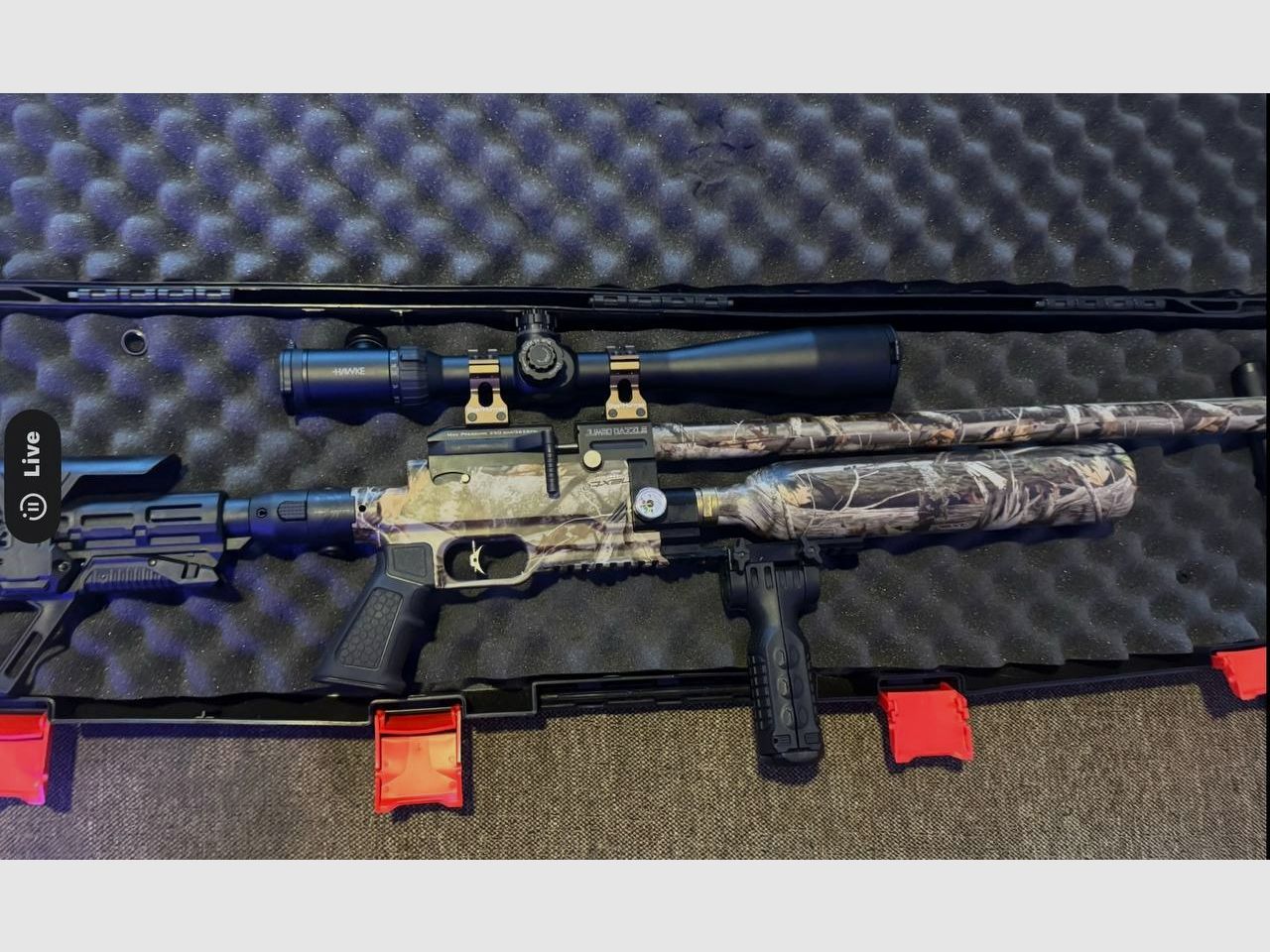 Complete lot PCP KRAL Puncher Jumbo Camo 5.5