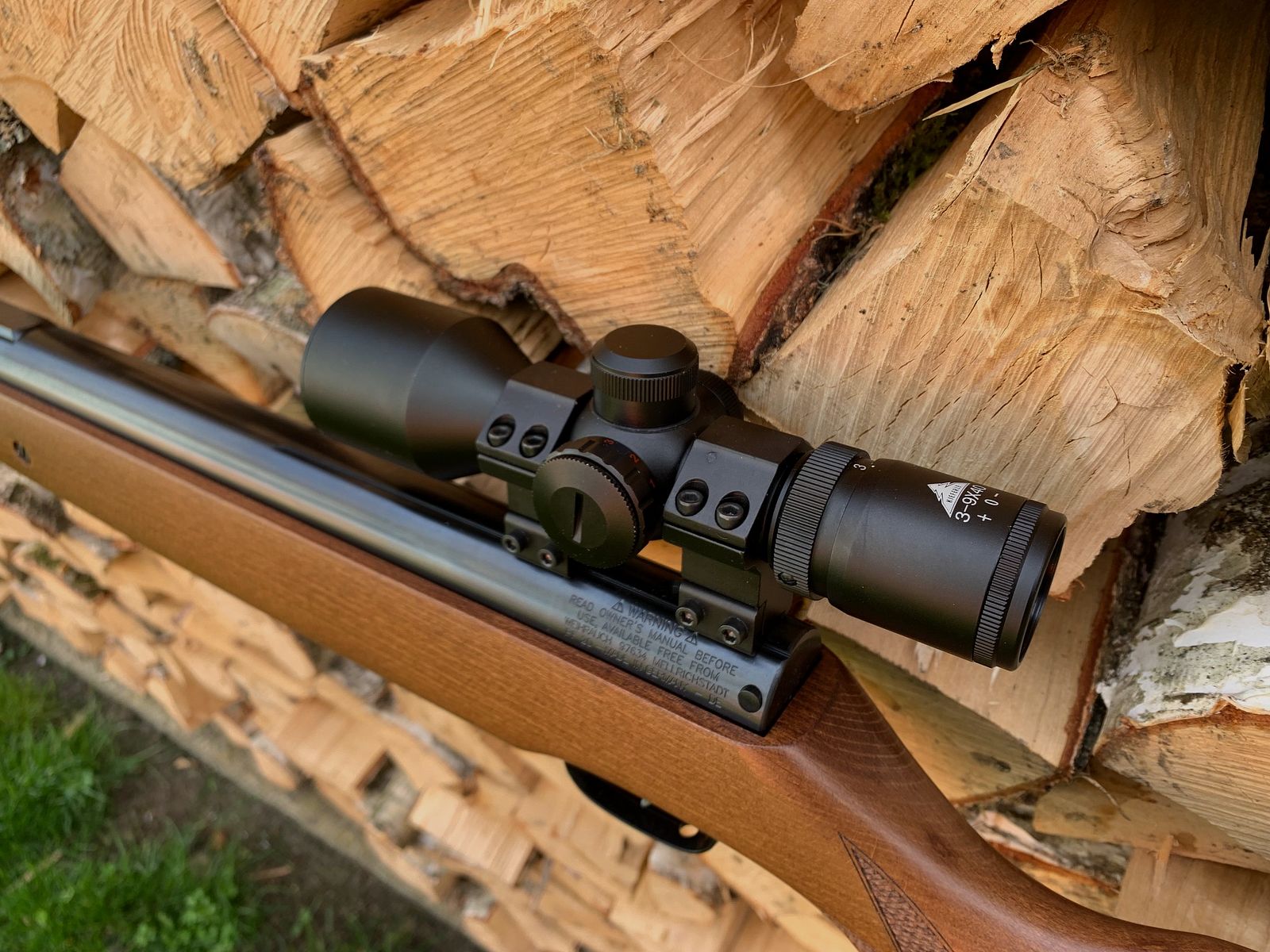 Weihrauch HW 80 K with silencer caliber 4.5mm and scope 3-9x40 compact