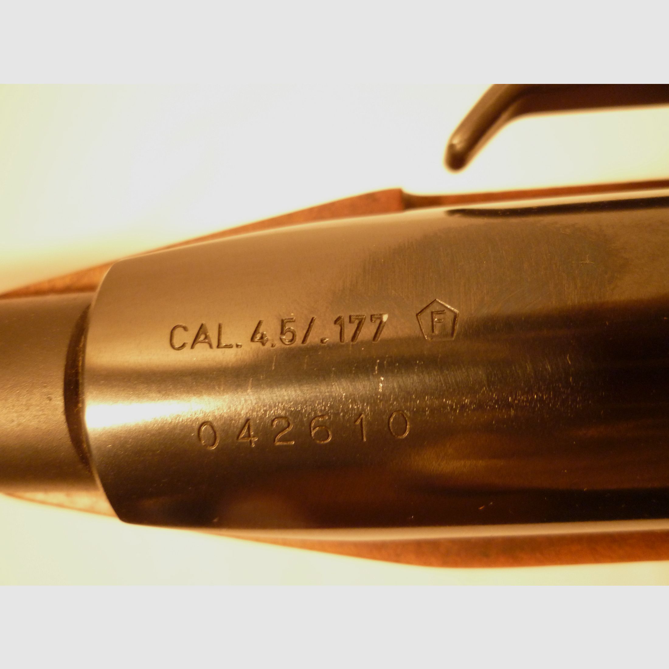 Match-Luftgewehr Diana 75 rechts Seitenspanner TOP ERHALTUNG !!