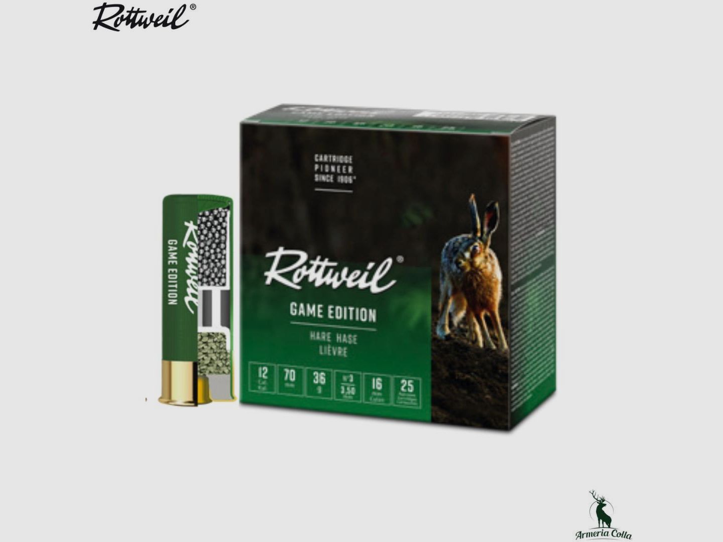 Rottweil Munitionen Game Edition Hase Kal. 12 pb. 3