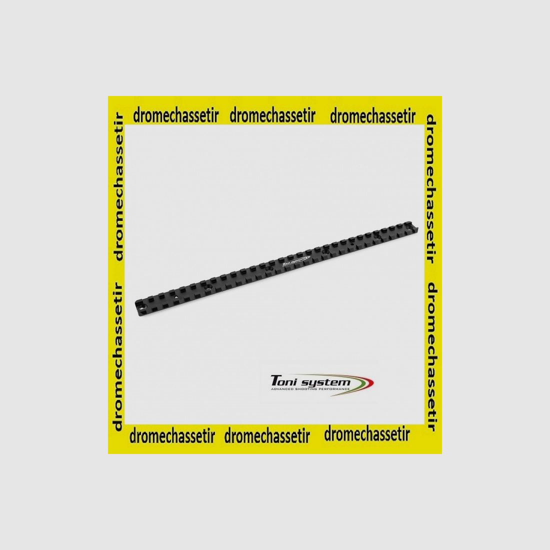 Rail picatinny de 31 cm de longueur toni systems noir PILM4N-BK