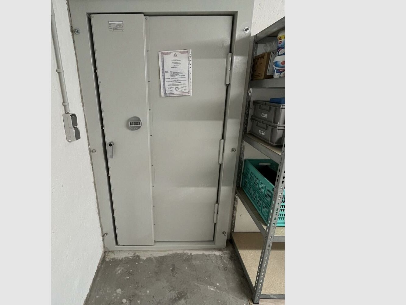 Gunshome uG porte de salle d'armes classe 1 EN1143-1 fabrication sur mesure ! Regardez !