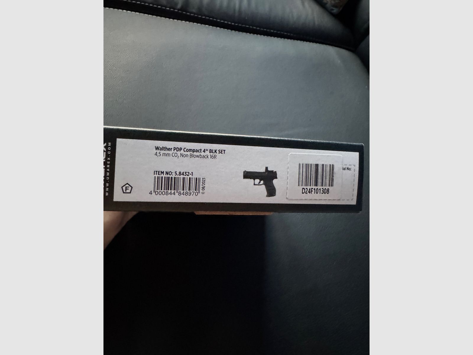 Pistola Walther PDP Compact 4" Conjunto 4,5 mm Gratis