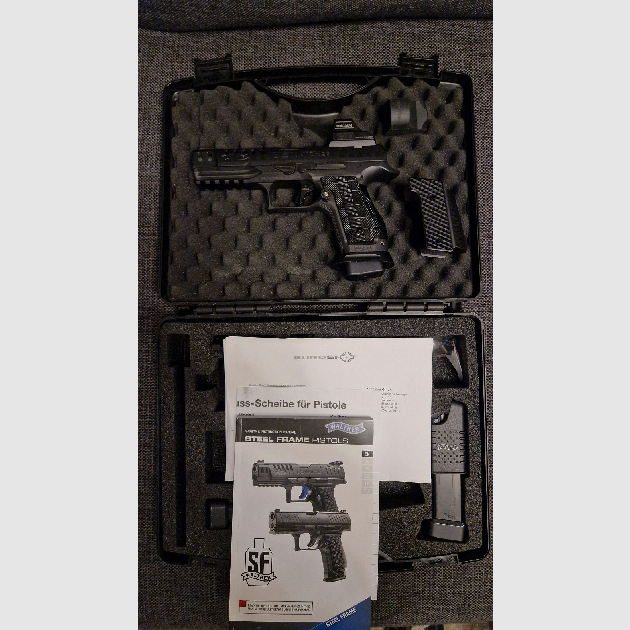 Walther Q5 Black Ribbon + Holosun 507 + Lok Grip