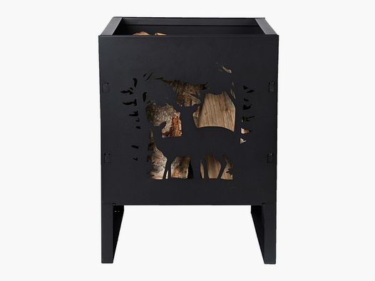 Lovergreen Outdoor Motief Vierkant Kolenbak-Hertpatroon - Bouwstaal