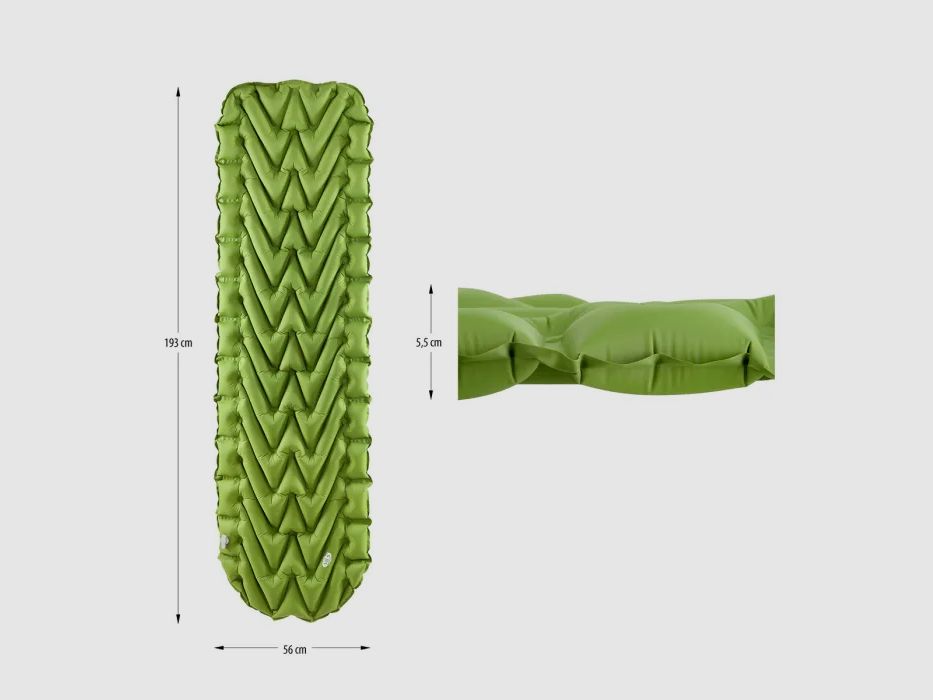 NC4005 Samonapowalna Mata do Spania Jasnozielona