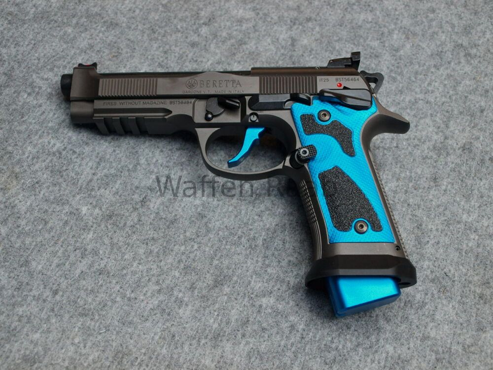 Beretta 92X Performance Dark Series RDO - Options complètes bleues