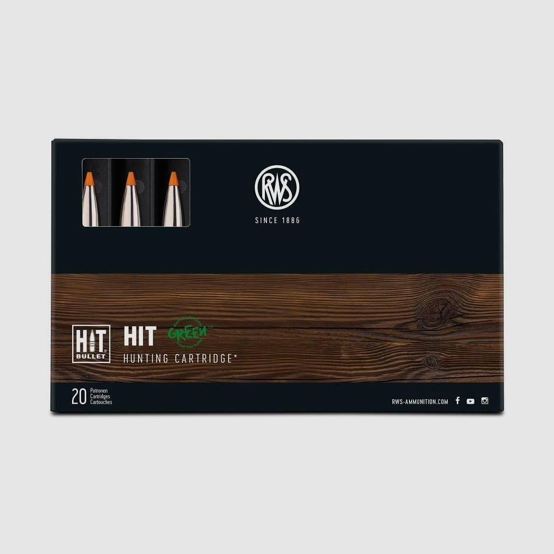 RWS 6.5 Creedmoor Hit 7.8 g 120 gr - 20 pcs